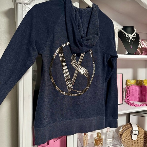 Victoria's Secret Jackets & Blazers - Victoria’s Secret Sequin Logo Jacket